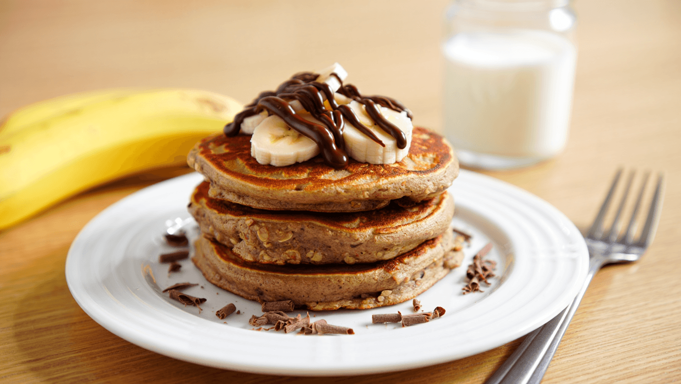 How to Make the Best Chocolate Banana Protein Pancakes Recipe