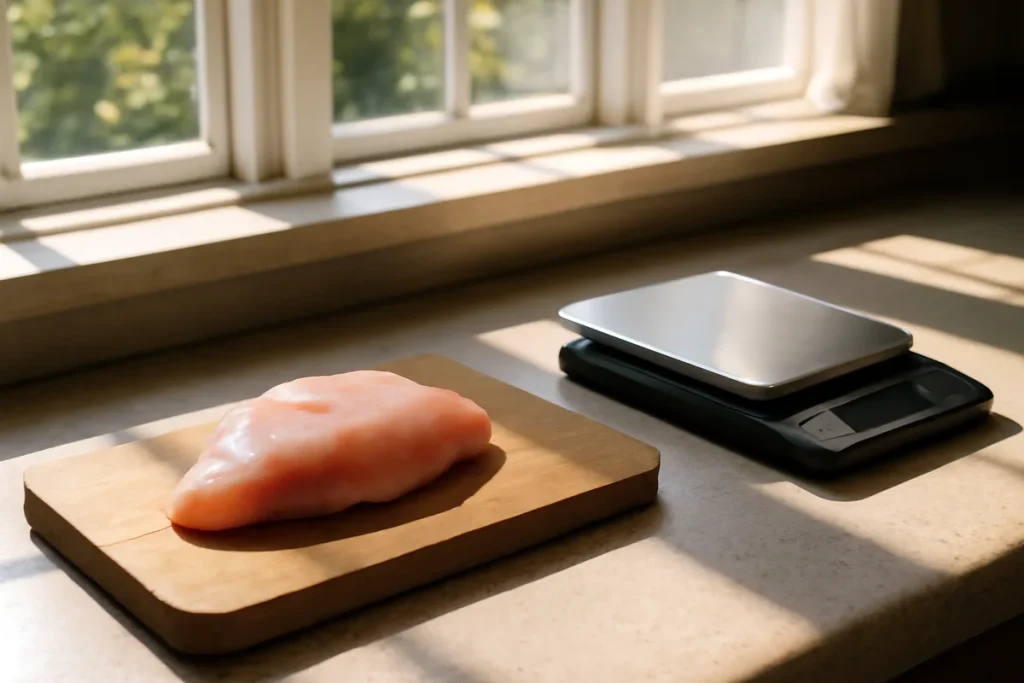 Combien de protéines dans 100 g de poulet ?