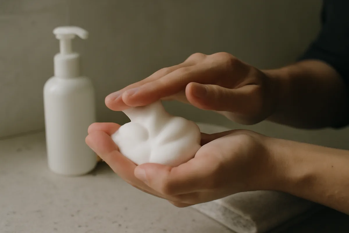 Mousse au lait d'avoine : douche façon spa qui apaise la peau pendant des heures