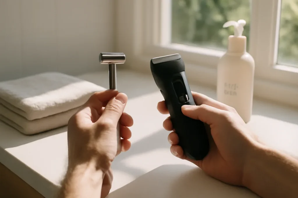 Tondeuse ou rasoir pour le corps : doit-on tondre avant de raser ?